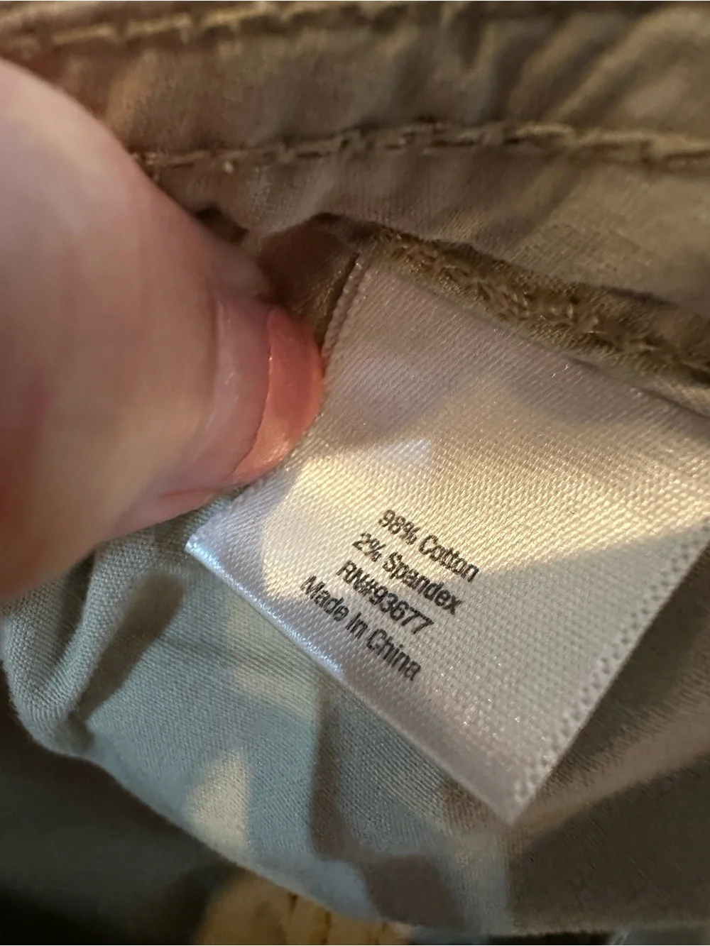 St. John's Bay Beige Cargo Shorts